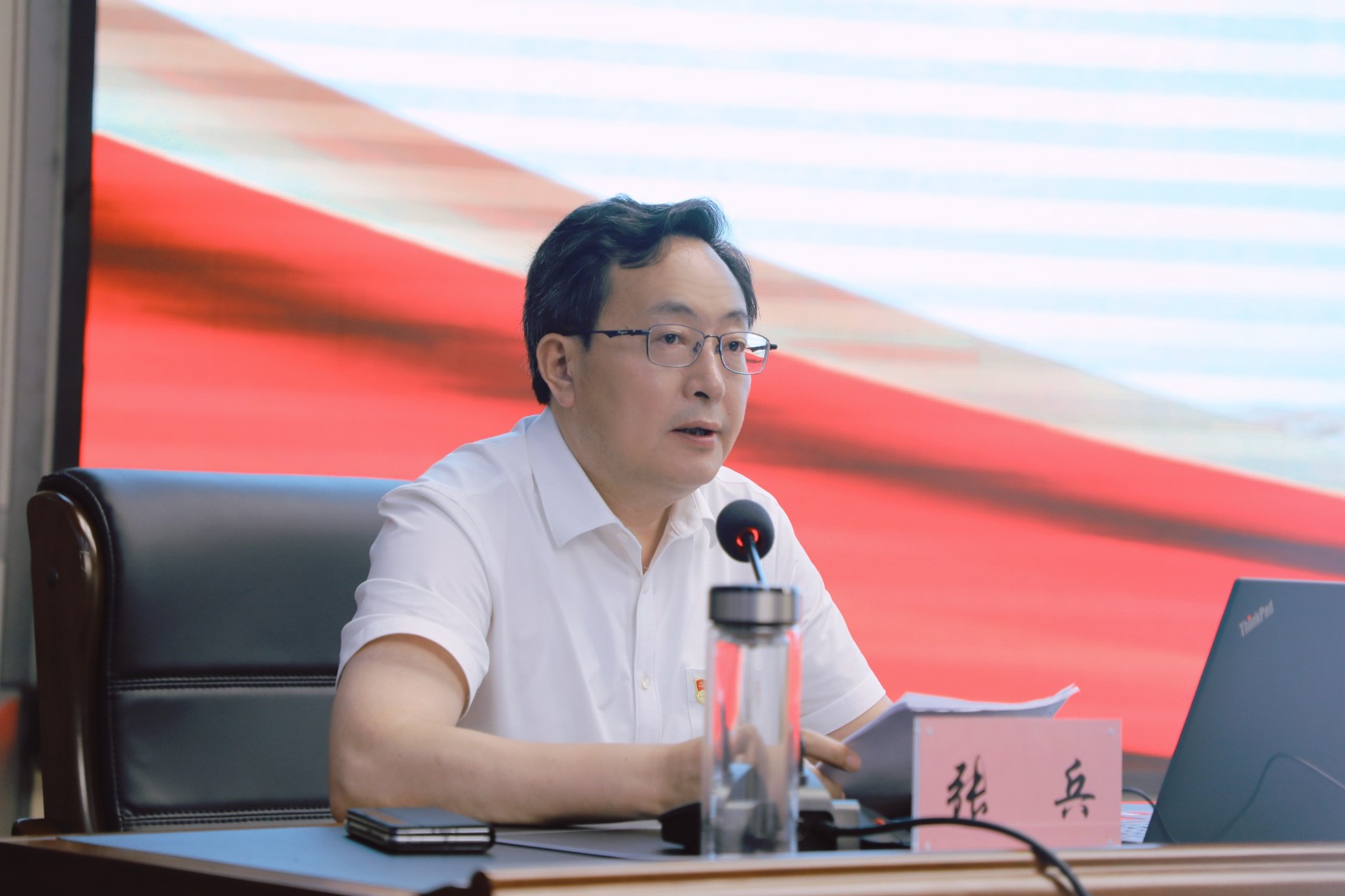 南通市卫生健康委员会党组书记,主任张兵讲授专题党课-南通市人民政府